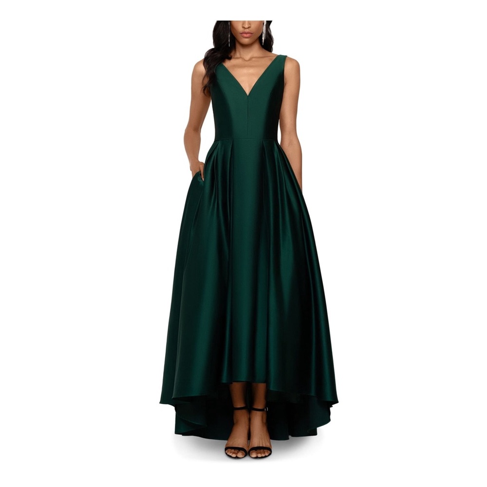 Elegant Green Evening Gown Betsy Adam